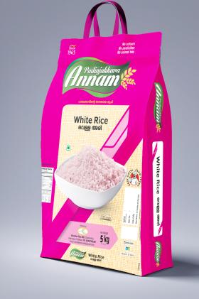 Annam Palakkadan Vadi Matta Rice 5 kg blue rice bag packaging